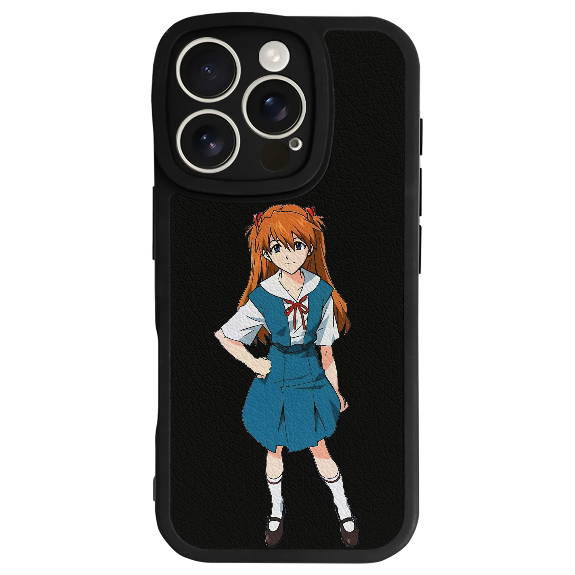（画像用） EVA 新世紀エヴァンゲリオン 【iPhone 16シリーズ対応】シリコンスマホケース（レザー調） 材質：シリコン